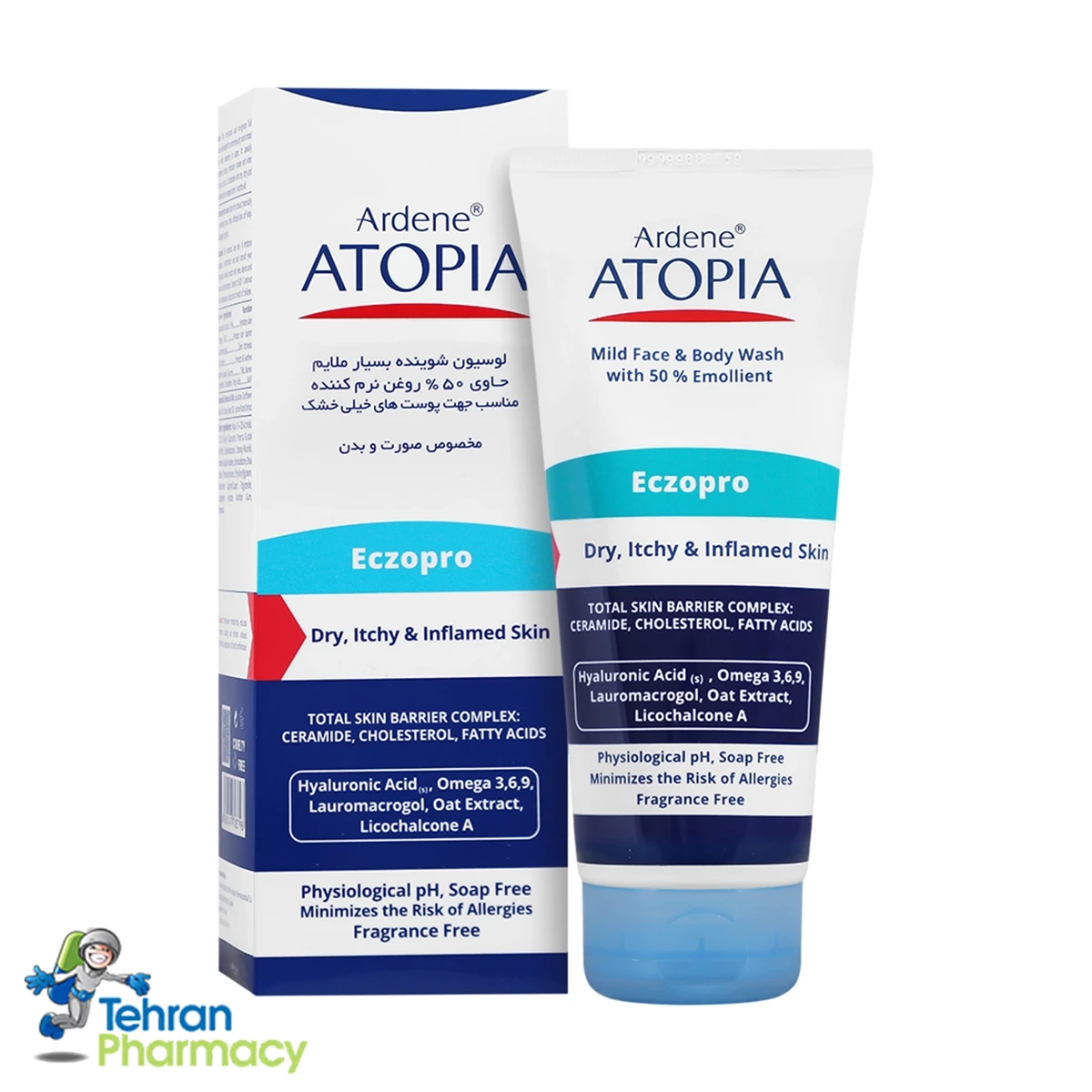 لوسیون شوینده صورت و بدن اکزوپرو آتوپیا